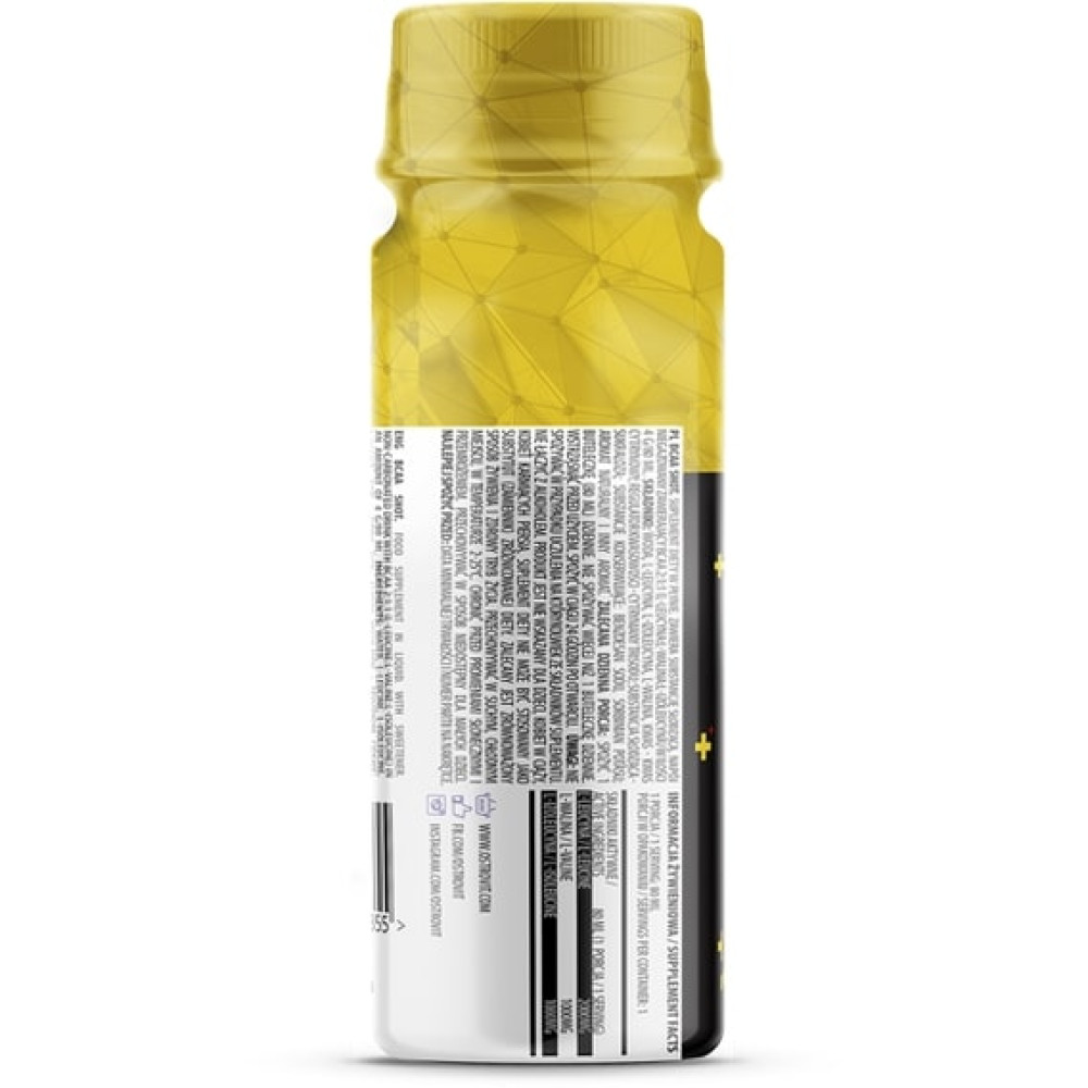 Амінокислота BCAA для спорту OstroVit BCAA Shot 80 ml /1 servings/ Lemon Lime Cherry