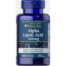 Альфа-ліпоєва кислота Puritan's Pride Alpha Lipoic Acid 300 mg 60 Softgels