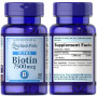 Біотин Puritan's Pride Biotin 7500 mcg 50 Tabs PTP-18545