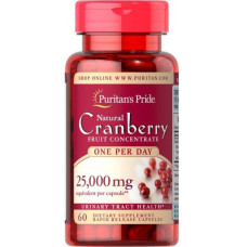 Журавлина Puritan's Pride Cranberry Friut Concentrate 25000 mg One per Day 60 Caps