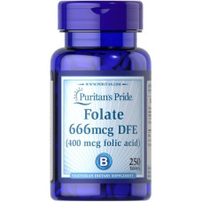 Фолієва кислота Puritan's Pride Folic Acid 400 mcg 250 Tabs