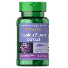 Комплекс для профілактики нервової системи Puritan's Pride Passion Flower 1000 mg 60 Caps