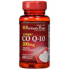 Коензим Puritan's Pride Q-Sorb Co Q-10 200 mg 60 Softgels