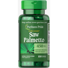 Екстракти ягід сереноа Puritan's Pride Saw Palmetto 450 mg 100 Caps