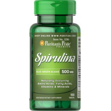 Спіруліна Puritan's Pride Spirulina 500 mg 100 Tabs