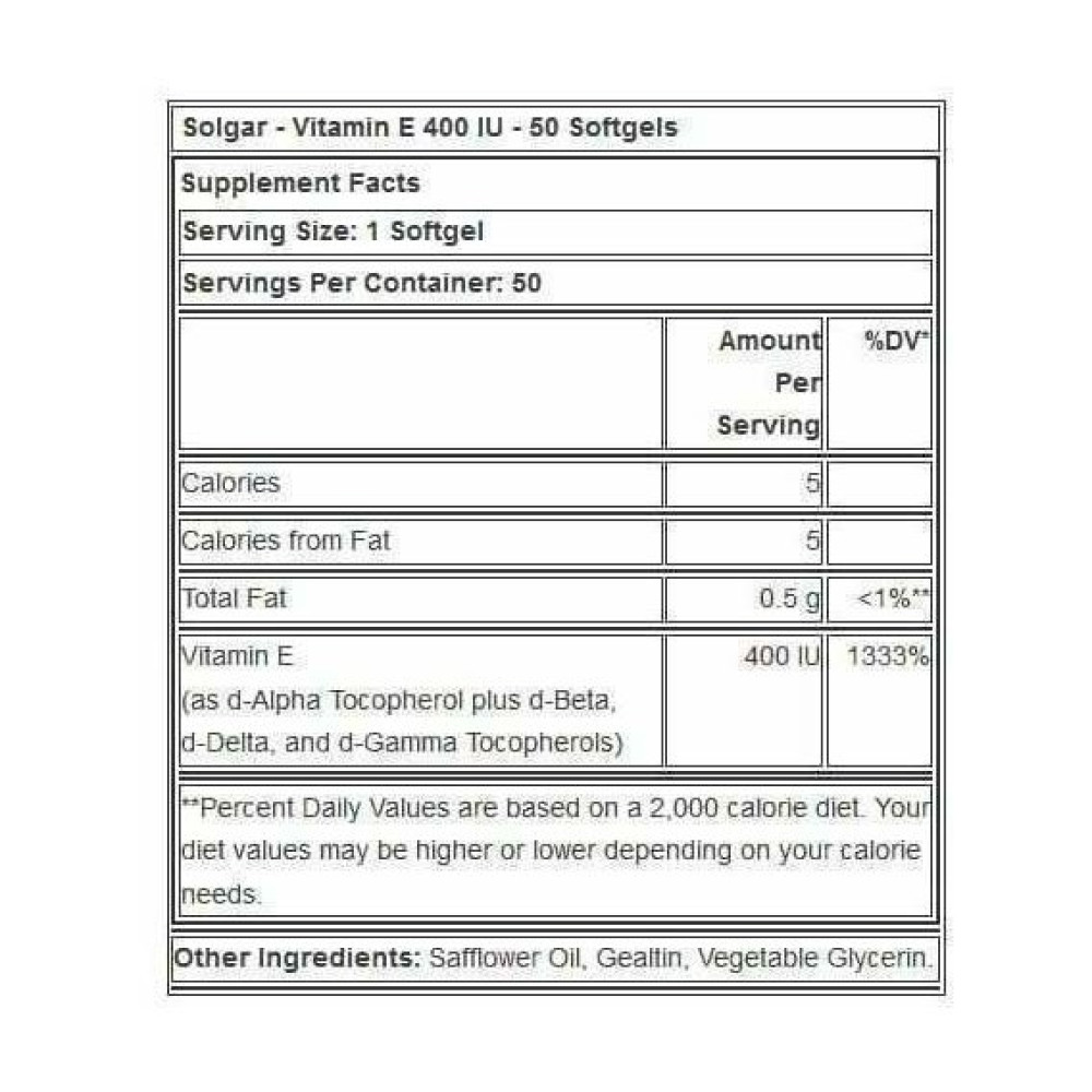 Вітамін E Puritan's Pride Vitamin E-400 IU 100% Natural 100 Softgels