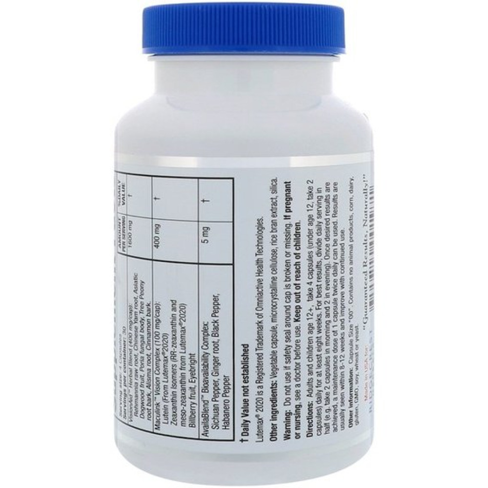 Комплекс для профілактики зору RidgeCrest Herbals EssentialEyes 120 Veg Caps RCH197