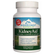 Комплекс для профілактики нирок RidgeCrest Herbals Kidney Aid 60 Veg Caps RCH168