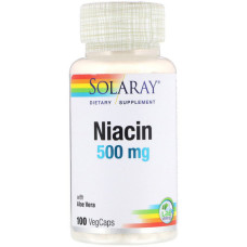 Ніацін Solaray Niacin 500 mg 100 Veg Caps SOR04363