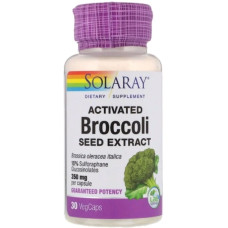 Суміш екстрактів Solaray Activated Broccoli Seed Extract 350 mg 30 Veg Caps SOR-28246