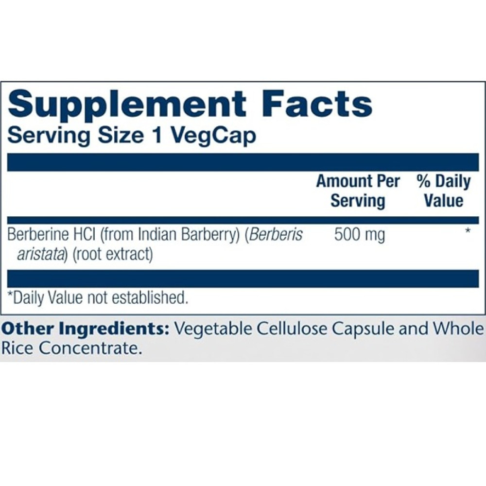 Барбарис Solaray Berberine 500 mg 60 Veg Caps SOR-47705