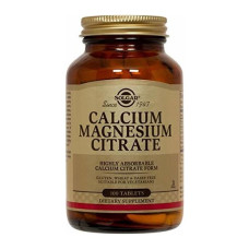 Мікроелемент Кальцій Solgar Calcium Magnesium Citrate 100 Tabs