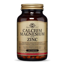 Мультимінеральний комплекс Solgar Calcium Magnesium plus Zinc 100 Tabs