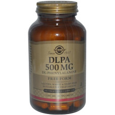 Фенілаланін Solgar DLPA Free Form 500 mg 100 Veg Caps