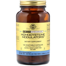 Гліцин Solgar Gold Specifics, Homocysteine Modulators 120 Veg Caps SOL01411