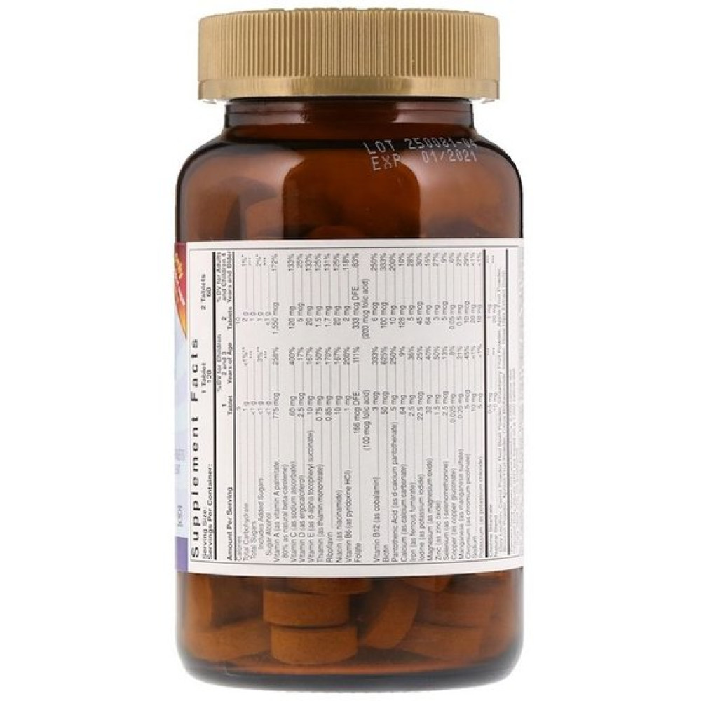 Вітамінно-мінеральний комплекс Solgar Kangavites, Complete Multivitamin & Mineral Children's Formula 120 Chewable Tabs Berry Flavor