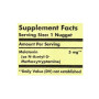 Мелатонін для сну Solgar Melatonin 5 mg 30 Nuggets