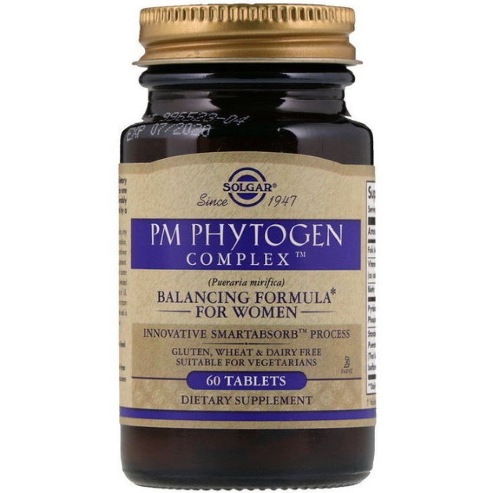 Вітаміни для жінок Solgar PM PhytoGen Complex 60 Tabs