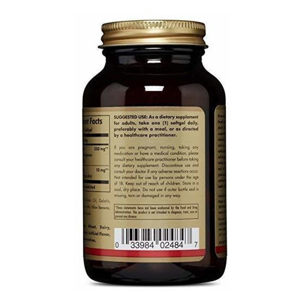 Ресвератрол Solgar Resveratrol 250 mg 60 Softgels