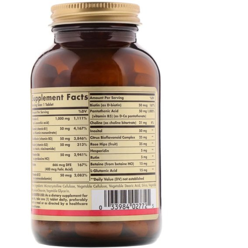 В комплекс Solgar Ultimate B+C Complex 90 Tabs
