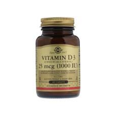 Вітамін D Solgar Vitamin D3 (Cholecalciferol) 1000 IU 180 Tabs Вітамін D Solgar Vitamin D3 (Cholecalciferol) 1000 IU 180 Tabs