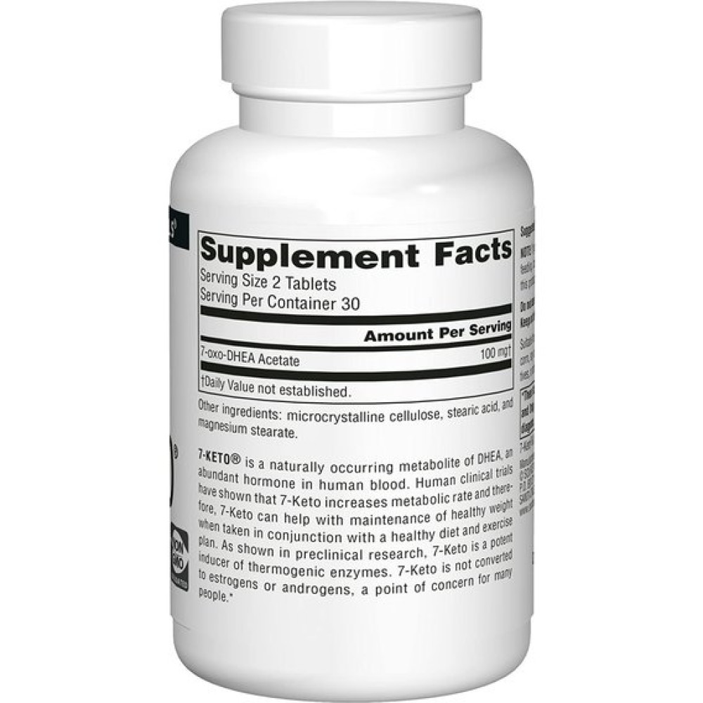 ДГЕА Source Naturals 7-Keto, DHEA Metabolite 50 mg 60 Tabs