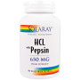 Бетаїну гідрохлорид Solaray HCL with Pepsin 650 mg 100 Veg Caps SOR-04814