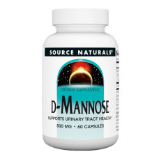 Урологічний препарат Source Naturals D-Mannose 500 mg 60 Caps