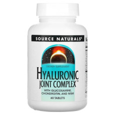 Препарат для суглобів та зв'зок Source Naturals Hyaluronic Joint Complex with Chondroitin and МСМ 60 Tabs