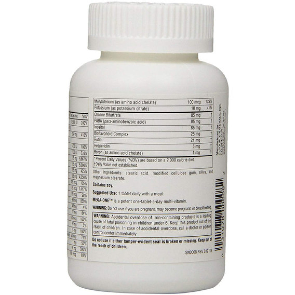 Вітамінно-мінеральний комплекс Source Naturals Mega-One 60 Tabs