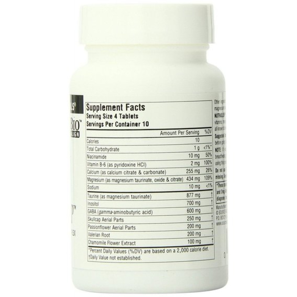 Вітамінно-мінеральний комплекс Source Naturals Nutra Sleep, Dietary Supplement 100 Tabs