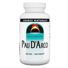 Мурашине дерево Source Naturals Pau D'Arco 500 mg 250 Tabs