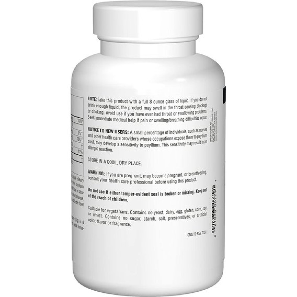Клітковина Source Naturals Psyllium Husk Powder, 12 oz 340 g /68 servings/