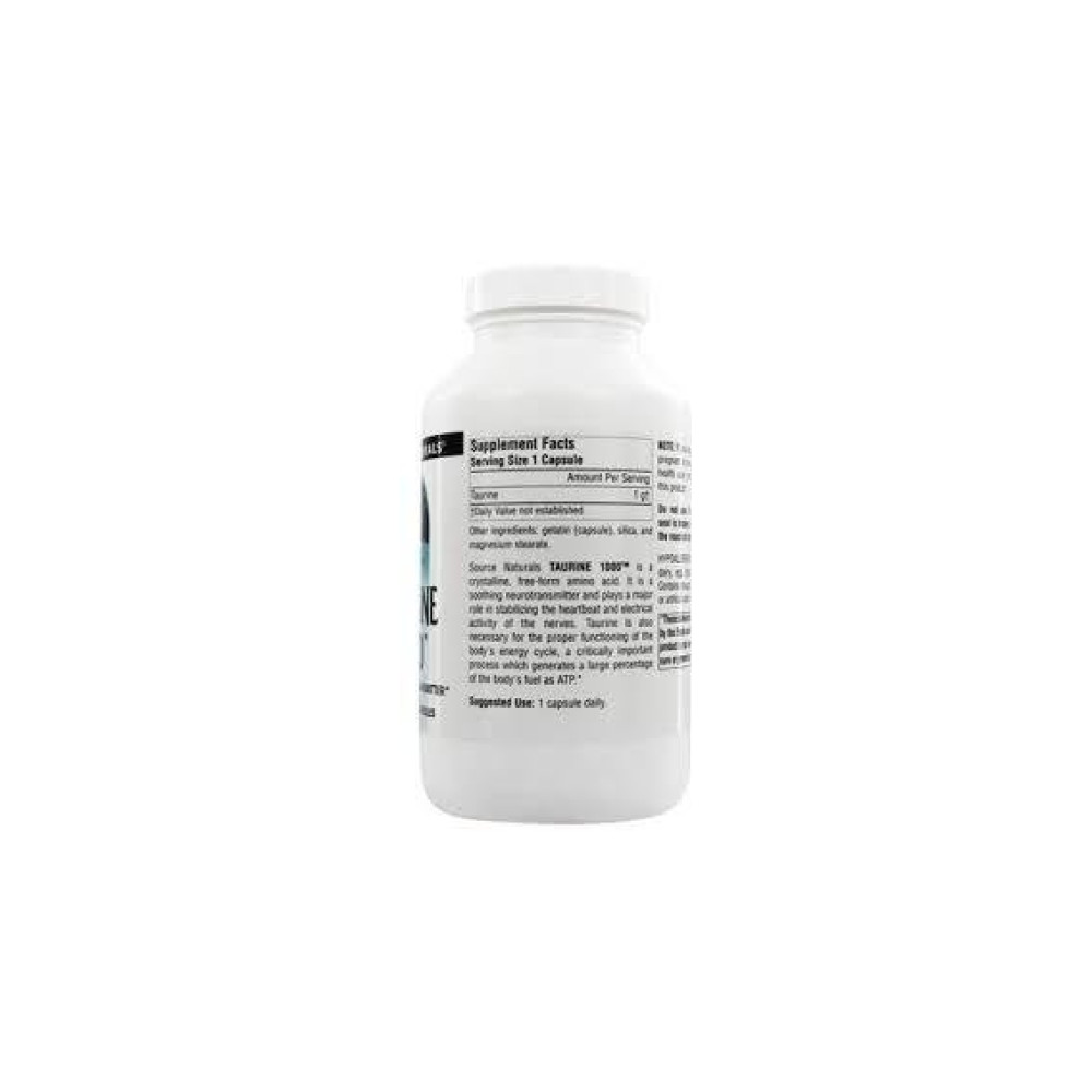 Таурін Source Naturals Taurine 1000 mg 120 Caps