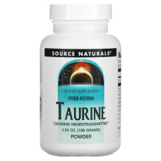Таурін Source Naturals Taurine Powder , 3.53 oz 100 g /148 servings/