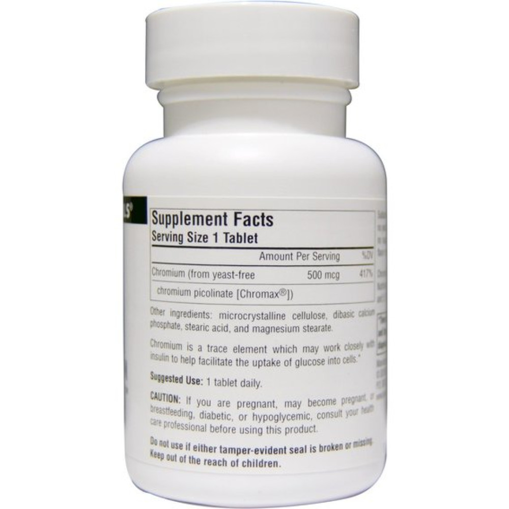 Мікроелемент Хром Source Naturals Ultra Chromium Picolinate 500 mcg 120 Tabs