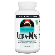 Мікроелемент Магній Source Naturals Ultra-Mag 120 Tabs Мікроелемент Магній Source Naturals Ultra-Mag 120 Tabs