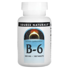 Пірідоксин Source Naturals Vitamine B-6 500 mg 100 Tabs