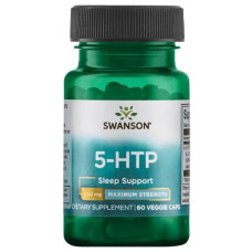 Триптофан Swanson 5-HTP Maximum Strength 200 mg 60 Veg Caps SWA-02963