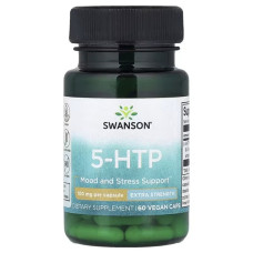 Триптофан Swanson 5-HTP Sleep Support 100 mg 60 Caps SWA-02518