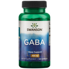 Амінокомплекс Swanson GABA 500 mg 100 Caps SWA-01872