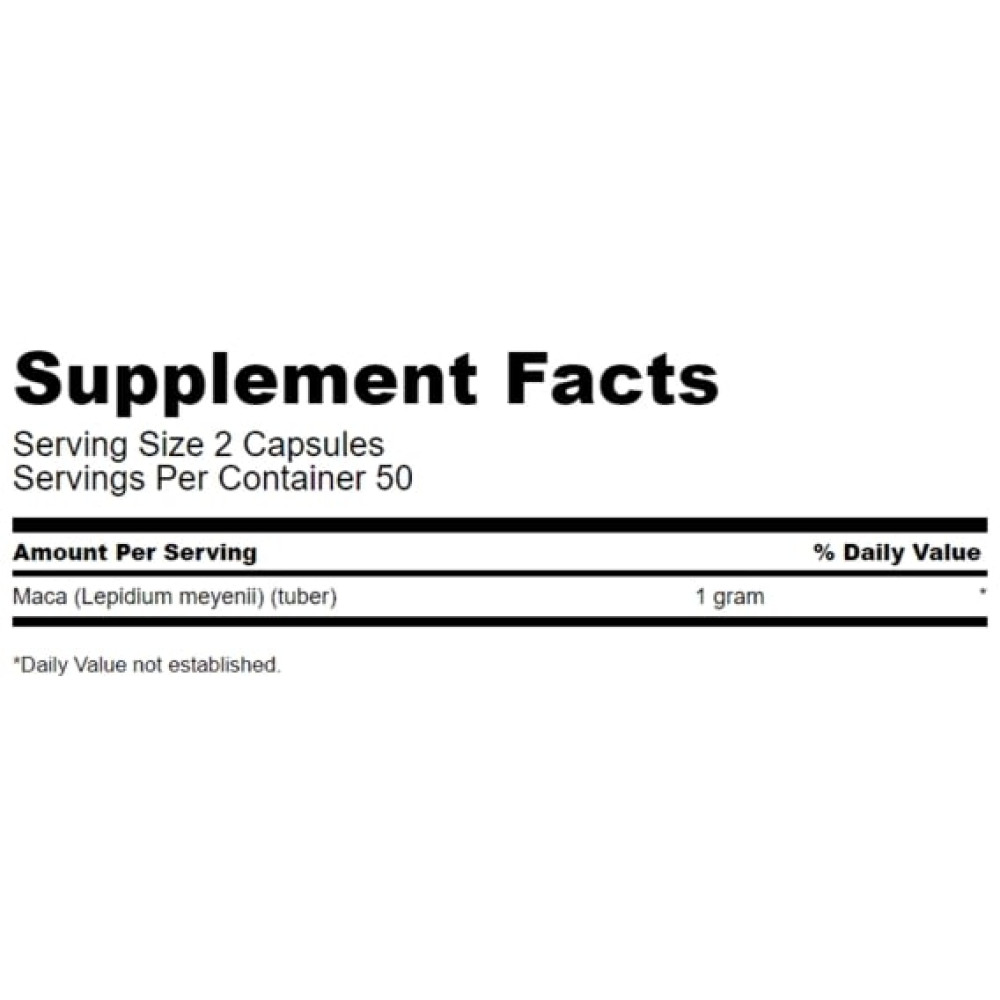Мака Swanson Maca 500 mg 100 Caps SWA-01961