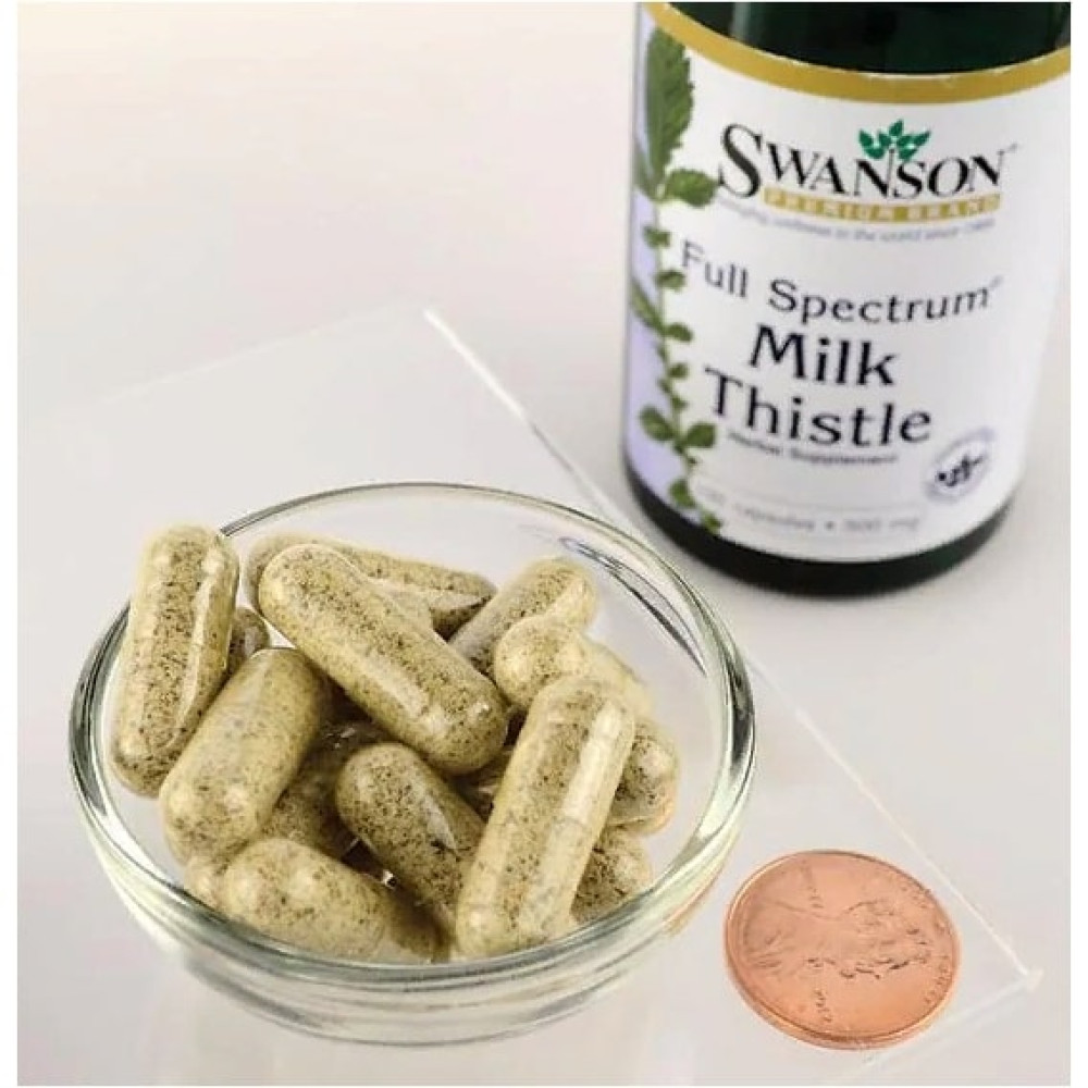 Розторопша Swanson Milk Thistle 500 mg 100 Caps SWA-01966
