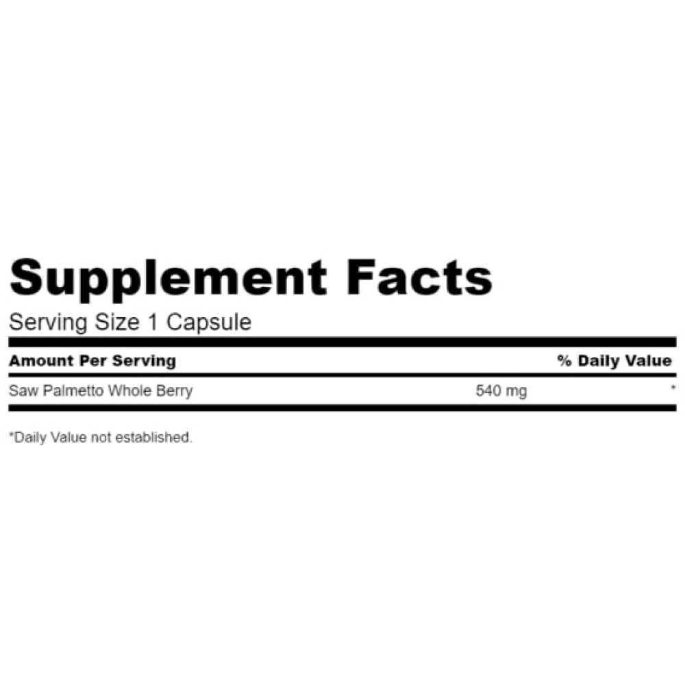 Екстракти ягід сереноа Swanson Saw Palmetto 540 mg 250 Caps SWA-01910