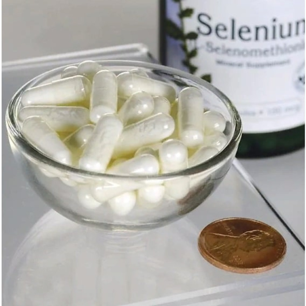 Селен Swanson Selenium L-Selenomethionine 100 mcg 200 Caps SWA-01235