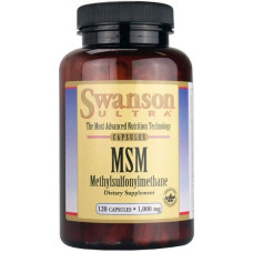 Препарат для суглобів та зв'зок Swanson Ultra MSM 1000 mg 120 Caps SWA-02655