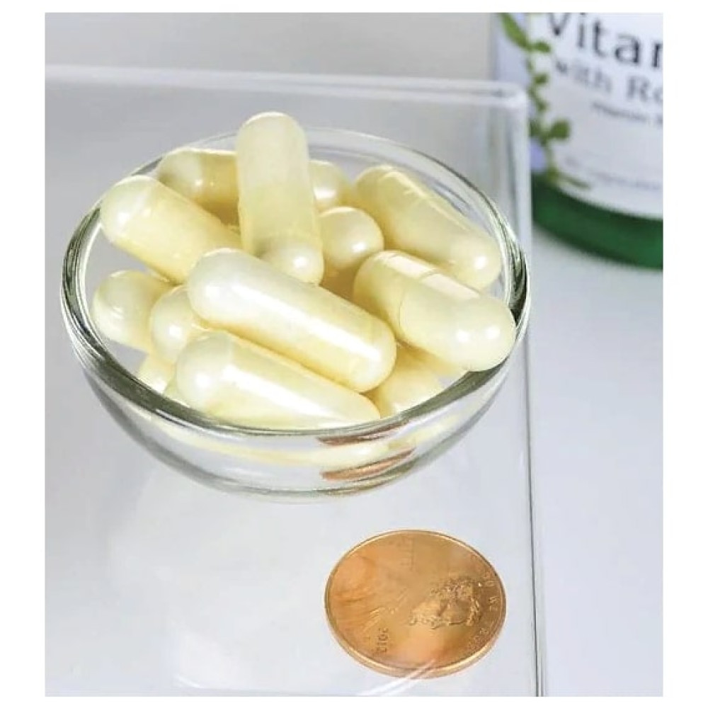 Вітамін C Swanson Vitamin C with Rose Hips 1000 mg 90 Caps SWA-11054