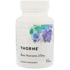 Вітамінно-мінеральний комплекс Thorne Research Basic Nutrients 2/Day 60 Caps