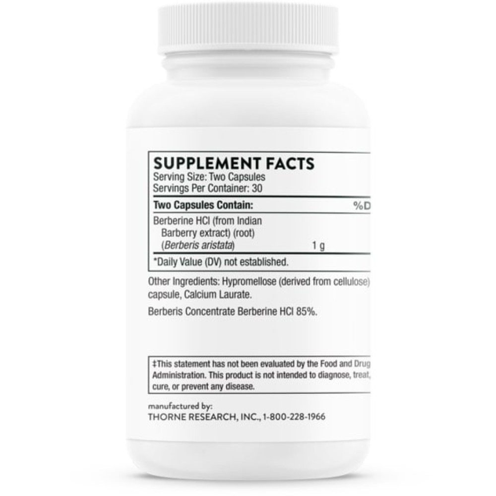 Барбарис Thorne Research Berberine-500 60 Caps