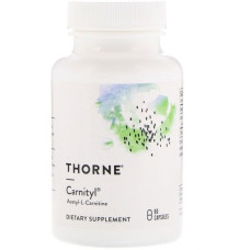 Комплекс Ацетил/Карнітін Thorne Research Carnityl Acetyl-L-Carnitine 60 Caps